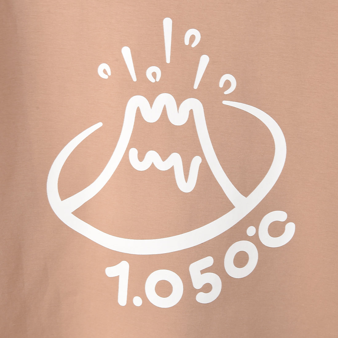 【1.050°C】Logo Hoodie(ベージュ)