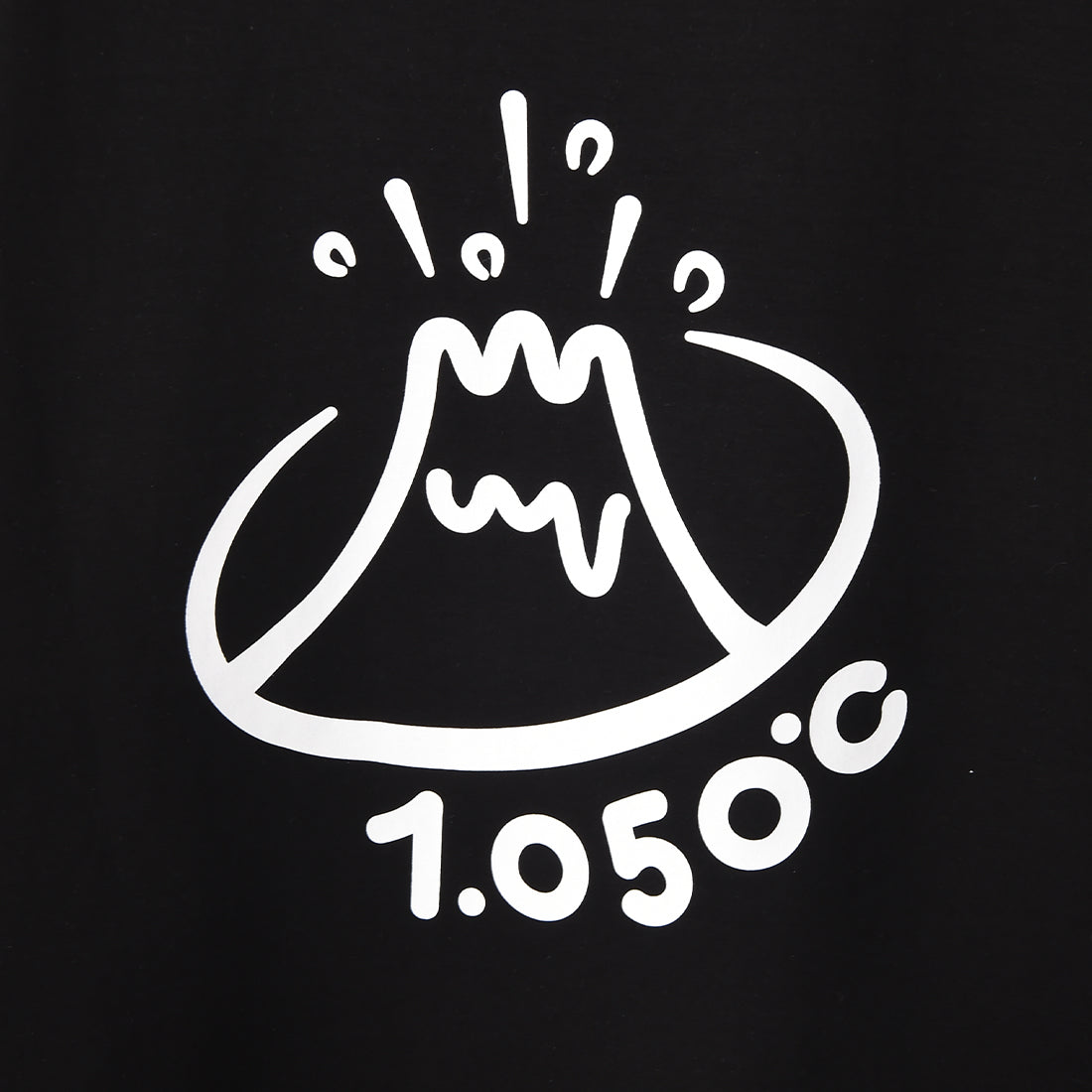 【1.050°C】Logo Hoodie(ブラック)