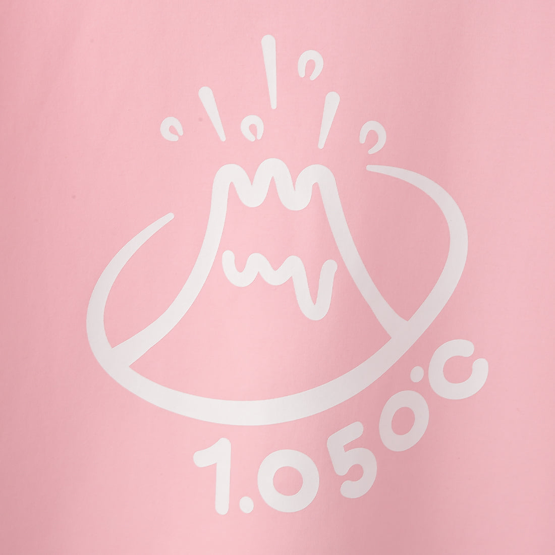 【1.050°C】Logo Hoodie(ピンク)